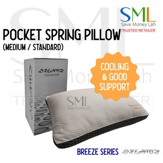 NEW PROMO Cooling Pocket Spring Pillow 2pcs Pillows Medium