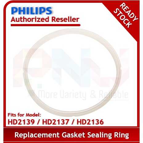 Philips Pressure Cooker Gasket Lid Sealing Rubber Ring for HD2139 HD2137 HD2136 HD2178 Shopee Singapore