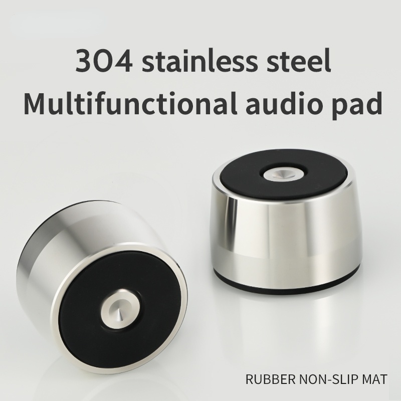4Pcs 304 Stainless Steel 50mm Audio Feet Non-Slip Shockproof Nails Foot ...