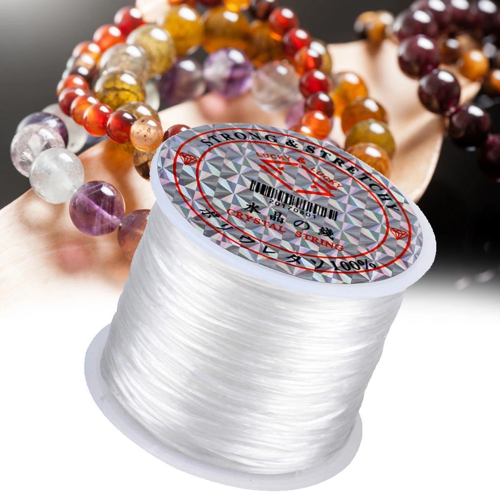 Elastic Cord String Transparent Thread For Jewelry Making Bracelet