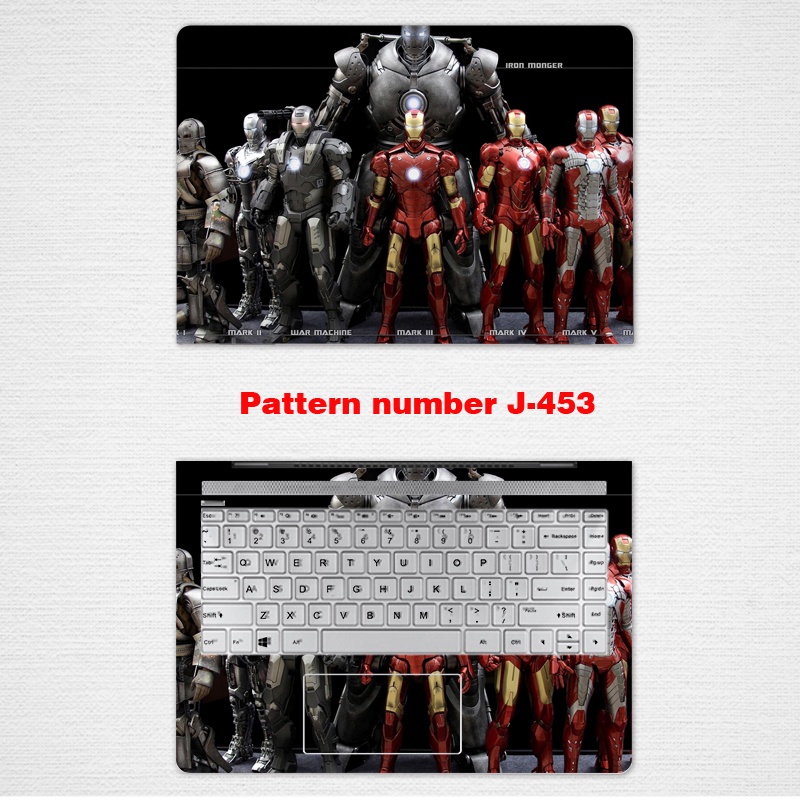 2pcs Universal Marvel Laptop Stickers Decal Self-adhesive VINYL 12 13 ...