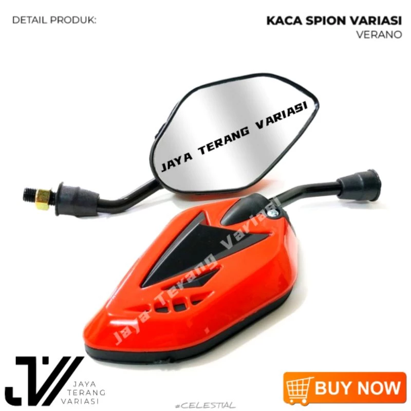 Spion Panah VERANO / spion motor / spion honda / spion yamaha / spion pcx /spion mini honda / spion beat /spion vario - Gambar 4