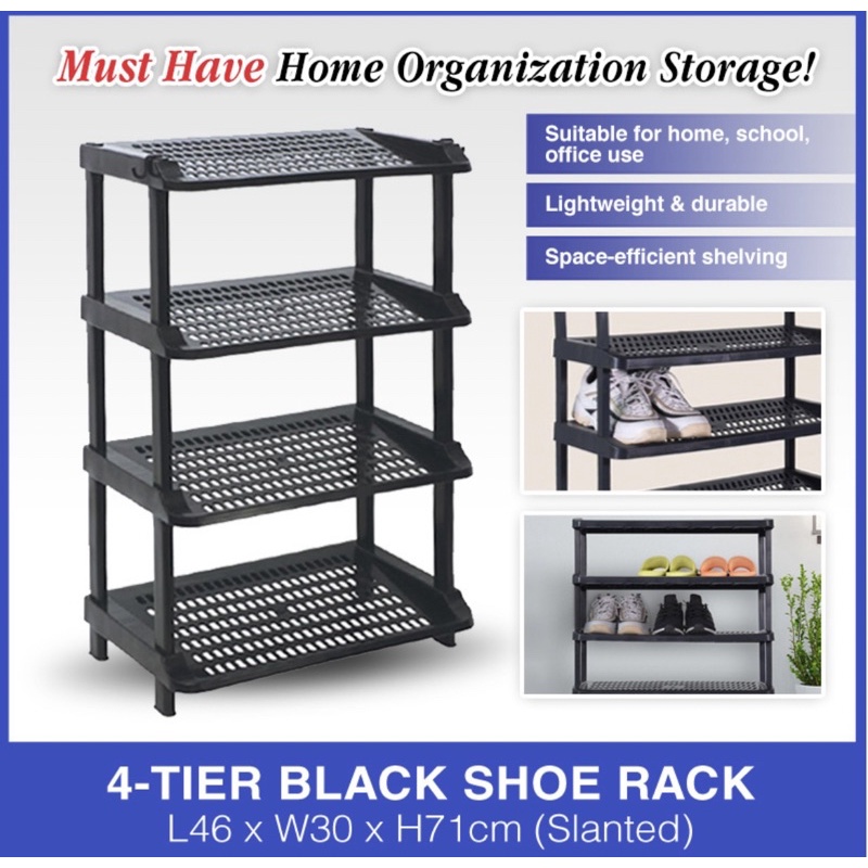 Shoe rack 4 tier rack | Shopee Singapore