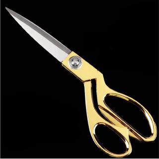 Fabric Tailors Scissors Sharp Dressmaker Scissors Strong Long Large Kitchen  Scissors Multi Purpose Shears(1pc, Gold)