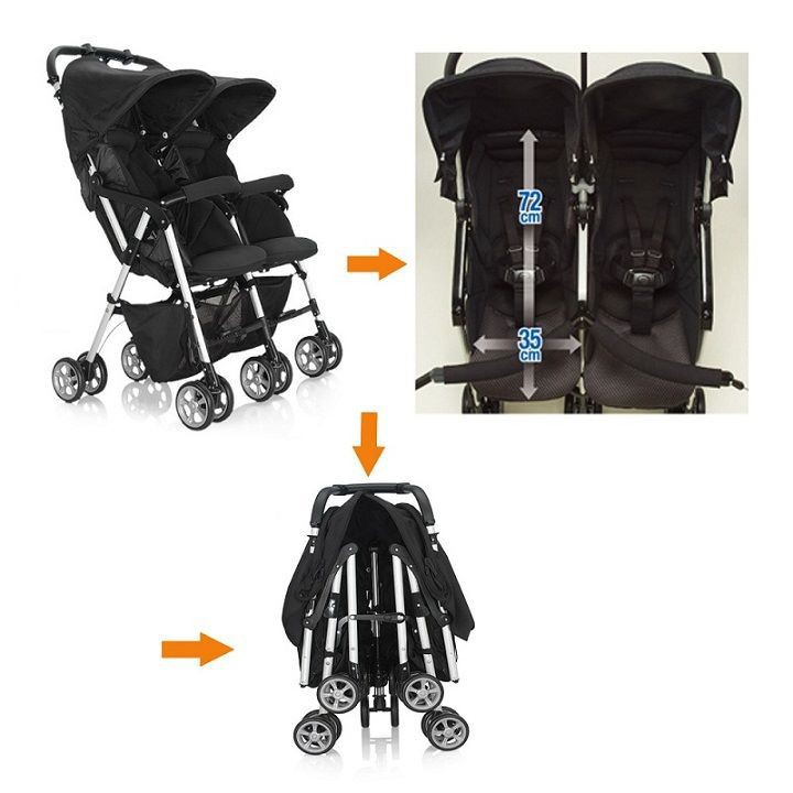 Combi spazio shop duo stroller