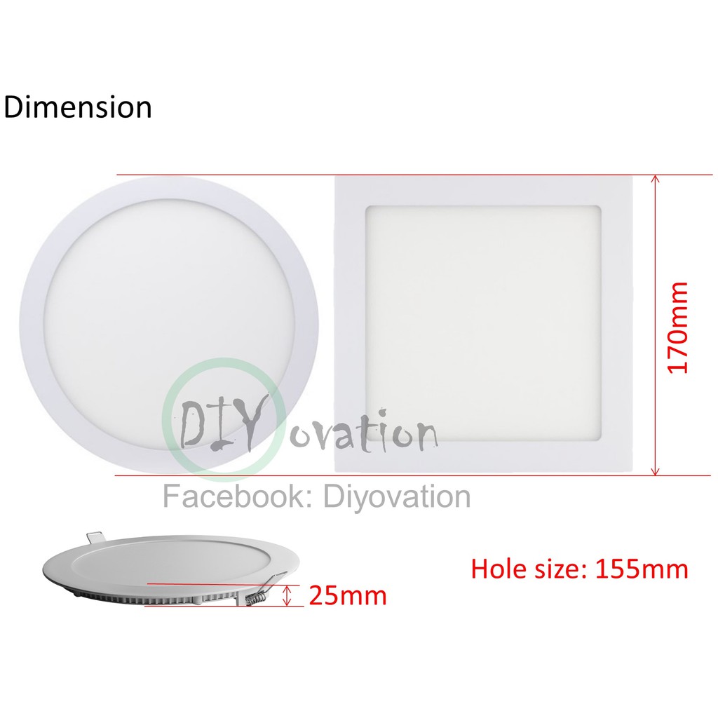 [Wholesale] 12W 3 Tone/ 3 Colour 12W LED False Ceiling Downlight/ Black ...