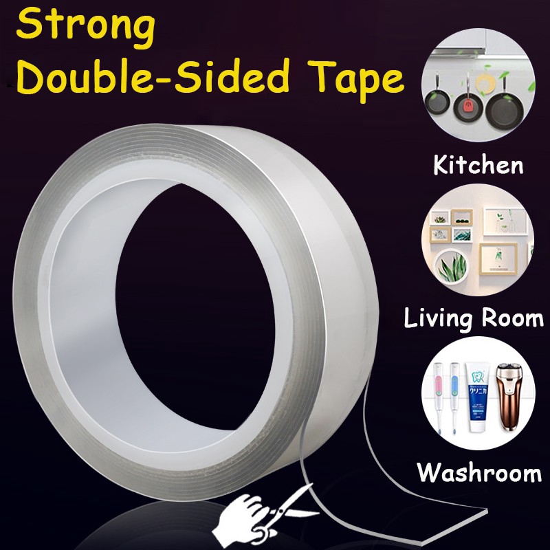 Multifunctional Double-sided Tape Strongly Traceless Washable Adhesive 