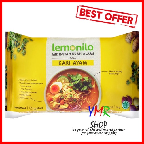 Ds201vvs Instant Noodles Lemonilo Natural Healthy Chicken Curry Sauce ...