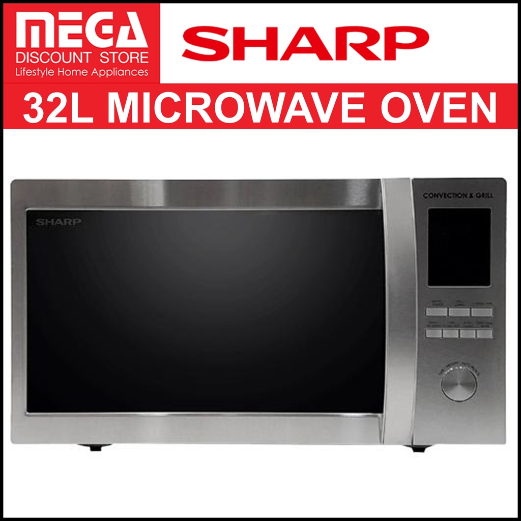 SHARP R92A0(ST)V 32L MICROWAVE OVEN With Convection Shopee Singapore