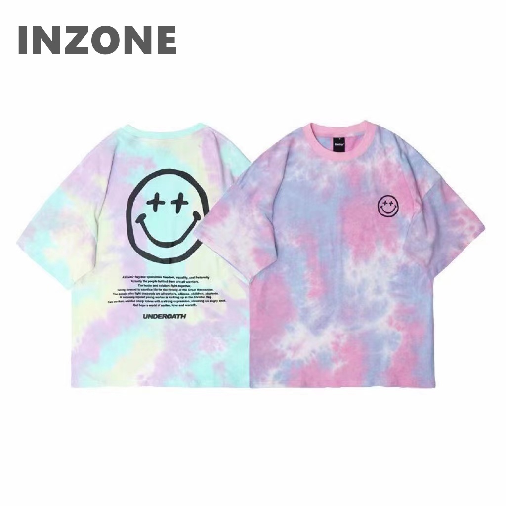 tie dye oversized shirt men