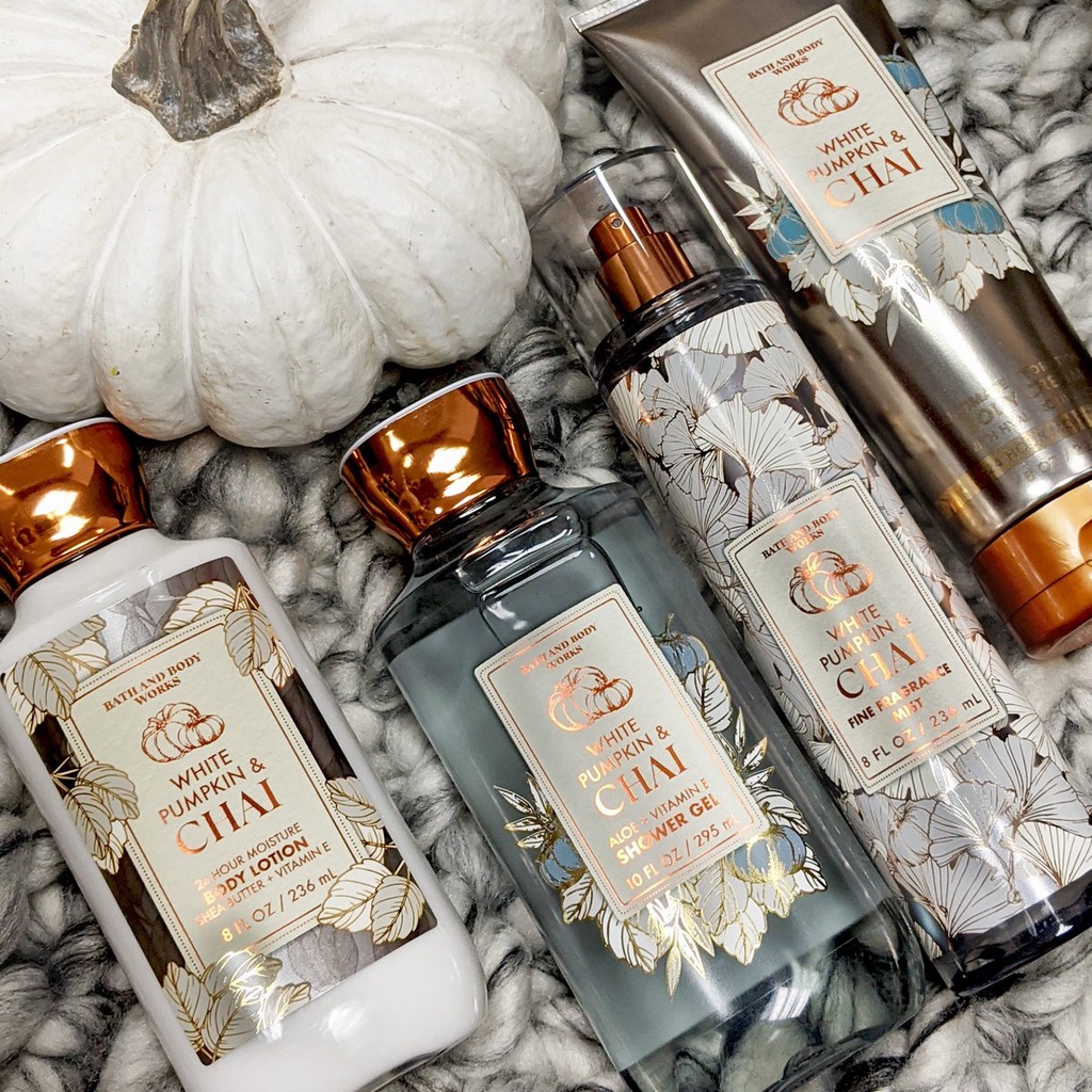 Fragrant House - Full Size White Pumpkin and Bath and Body Works Bottle ...