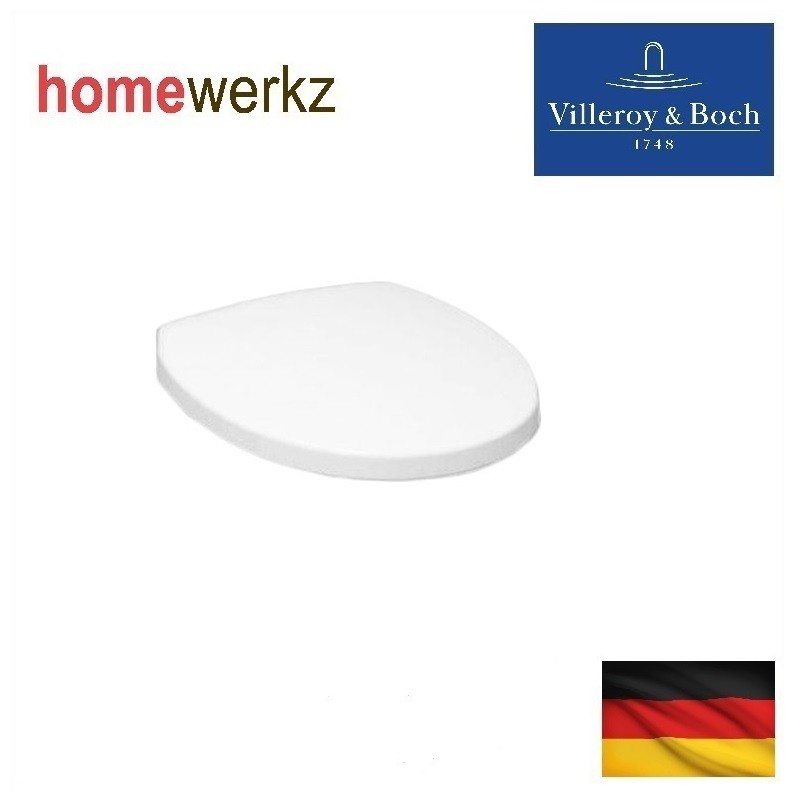Villeroy & Boch 9M21C101 Quick Release Soft Close Seat & Cover for wall