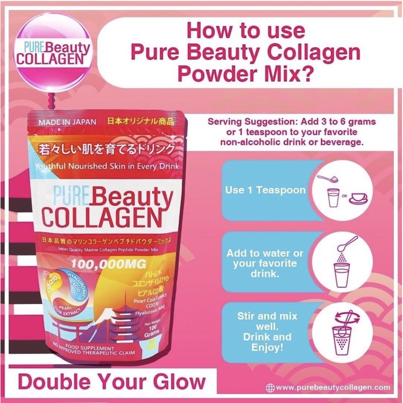 Pure Beauty Collagen Powder Mix 100g