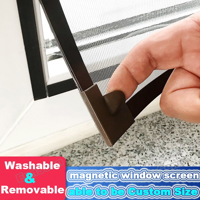Adjustable Window Screen &Velcro Window Screen，anti mosquito