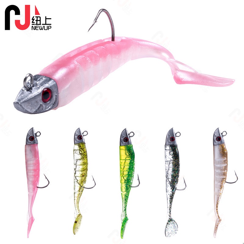 Soft Fish T-tail Soft Lure Lure Package Lead Bait
