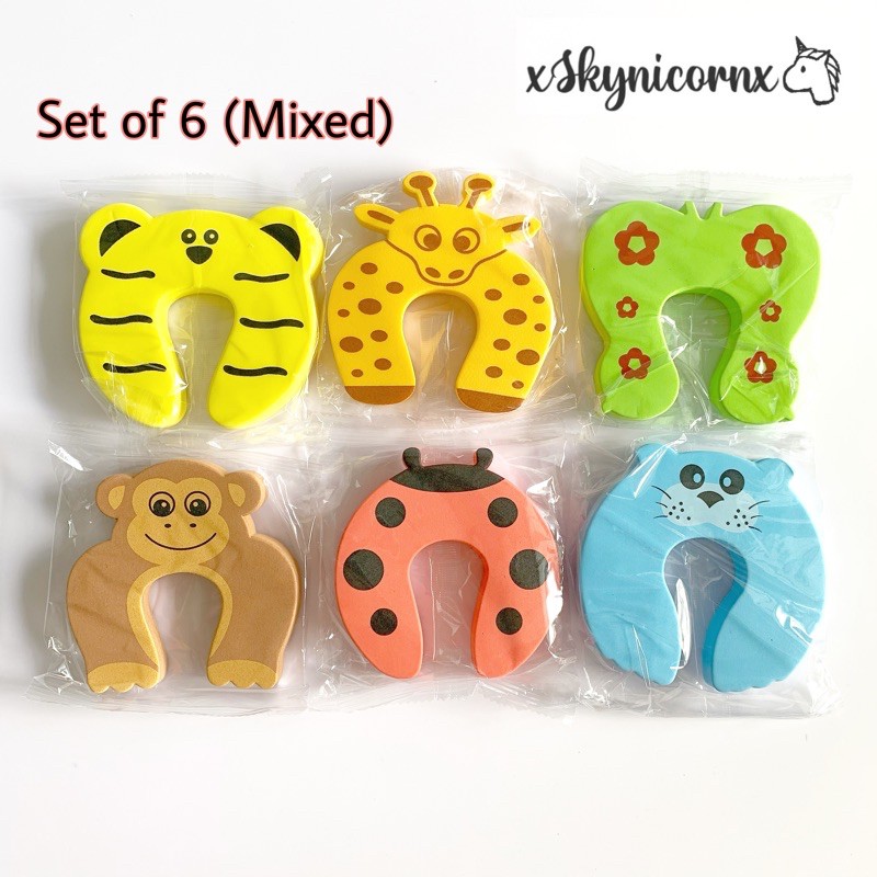 U Shaped Safety Door Stopper (Pack of 6 mixed) | Shopee Singapore