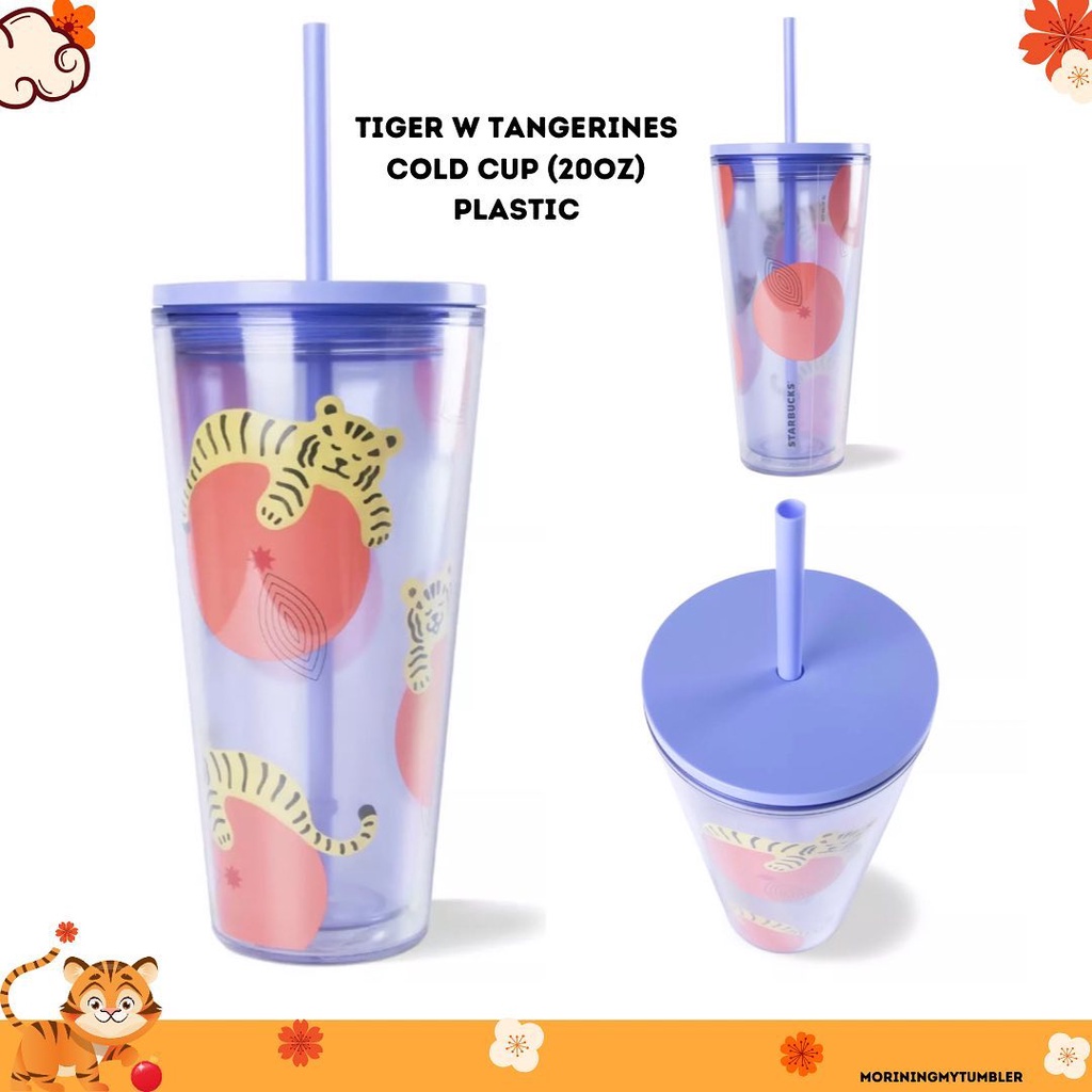 Tumbler Starbucks Double Wall Winter Chinese New Year of Tiger/Tumbler