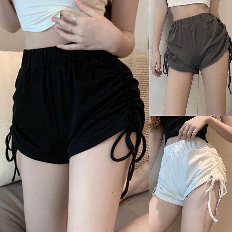 drawstring shorts womens