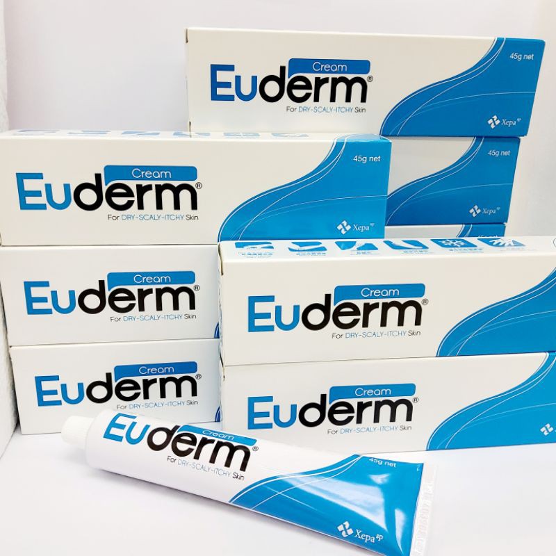 CREAM EUDERM FOR DRY-SCALY-ITCHY SKIN 45g | Shopee Singapore