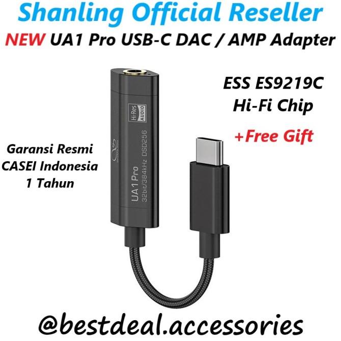 Shanling UA1 PRO PORTABLE USB-C DAC / AMP ADAPTER NEW Ess9219C | Shopee ...