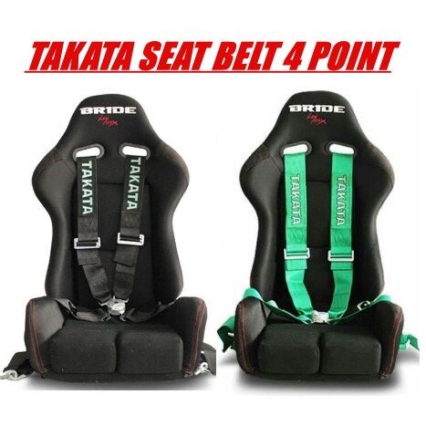 Takata Belt 3 inch 4 Point Racing Harness Takata Seat Belt Quick Release Shopee Singapore
