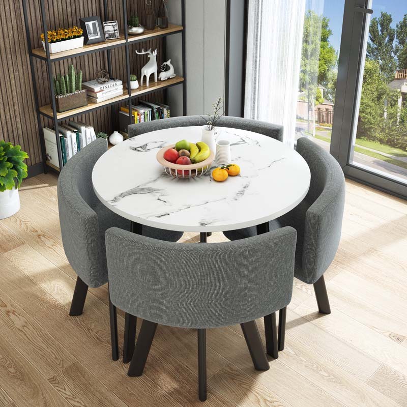 AIDEAL.sg 90cm Dining table with chairs/Meeting table, SG ready stock ...
