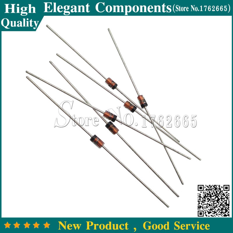 100PCS 1N4752 1N4752A DO41 IN4752 1W 33V Zener Diode Shopee Singapore