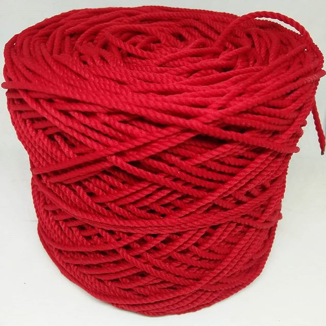 MERAH Super Red Polyester Knitting Yarn Code 2090 (100 grams) | Shopee ...