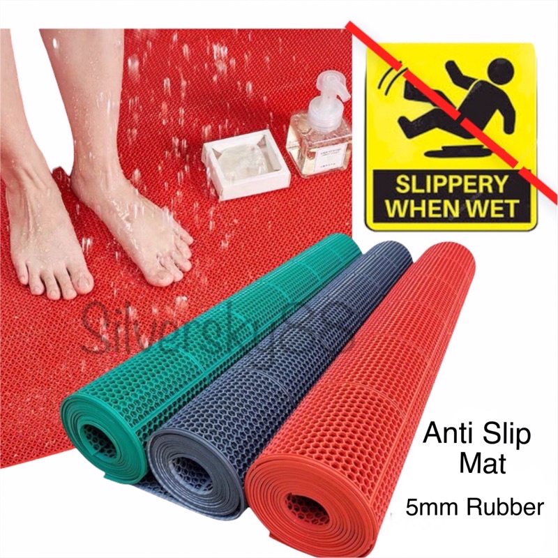 Anti slip floor mat non slip rubber toilet mat bathroom shower mat play ...