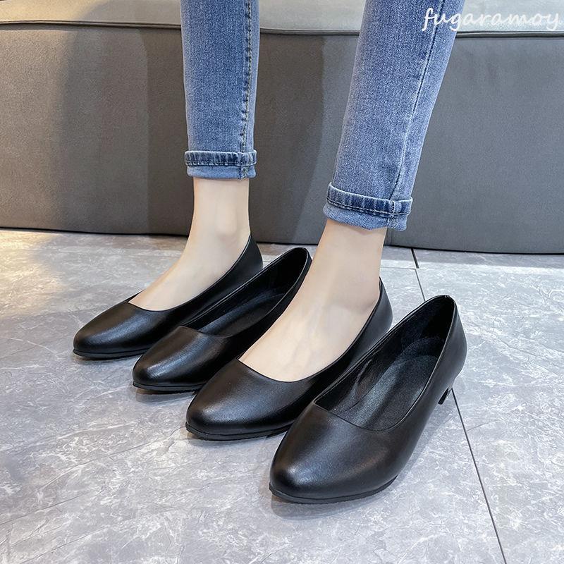 Flat sales interview shoes