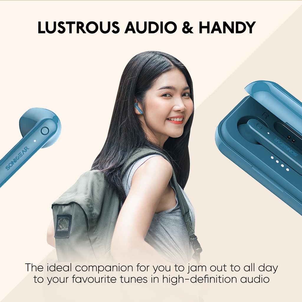 SonicGear Earpump TWS 3+ Bluetooth Ear buds Earphone True