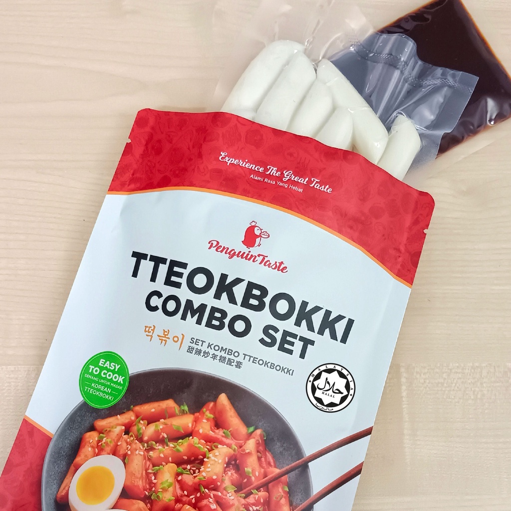 HALAL Tteokbokki PENGUIN TASTE/Toppoki/Topokki Halal/JAKIM HALAL/韩式年糕 ...