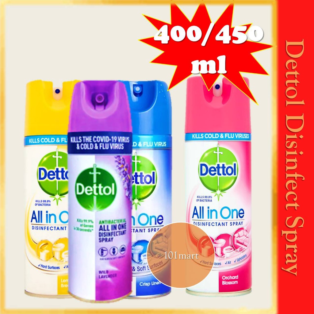 Dettol Disinfectant Spray, 400450ml Shopee Singapore