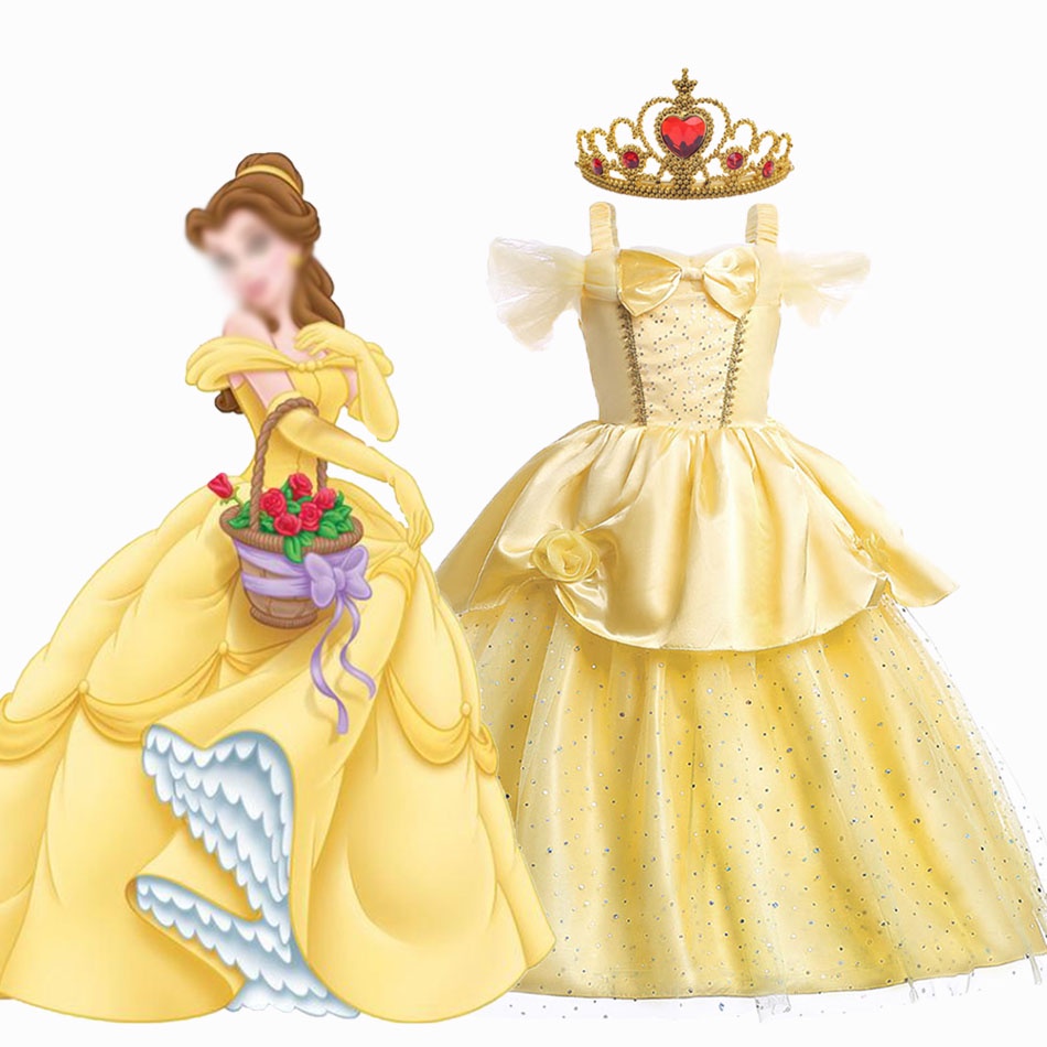 Girls princess fancy on sale dress