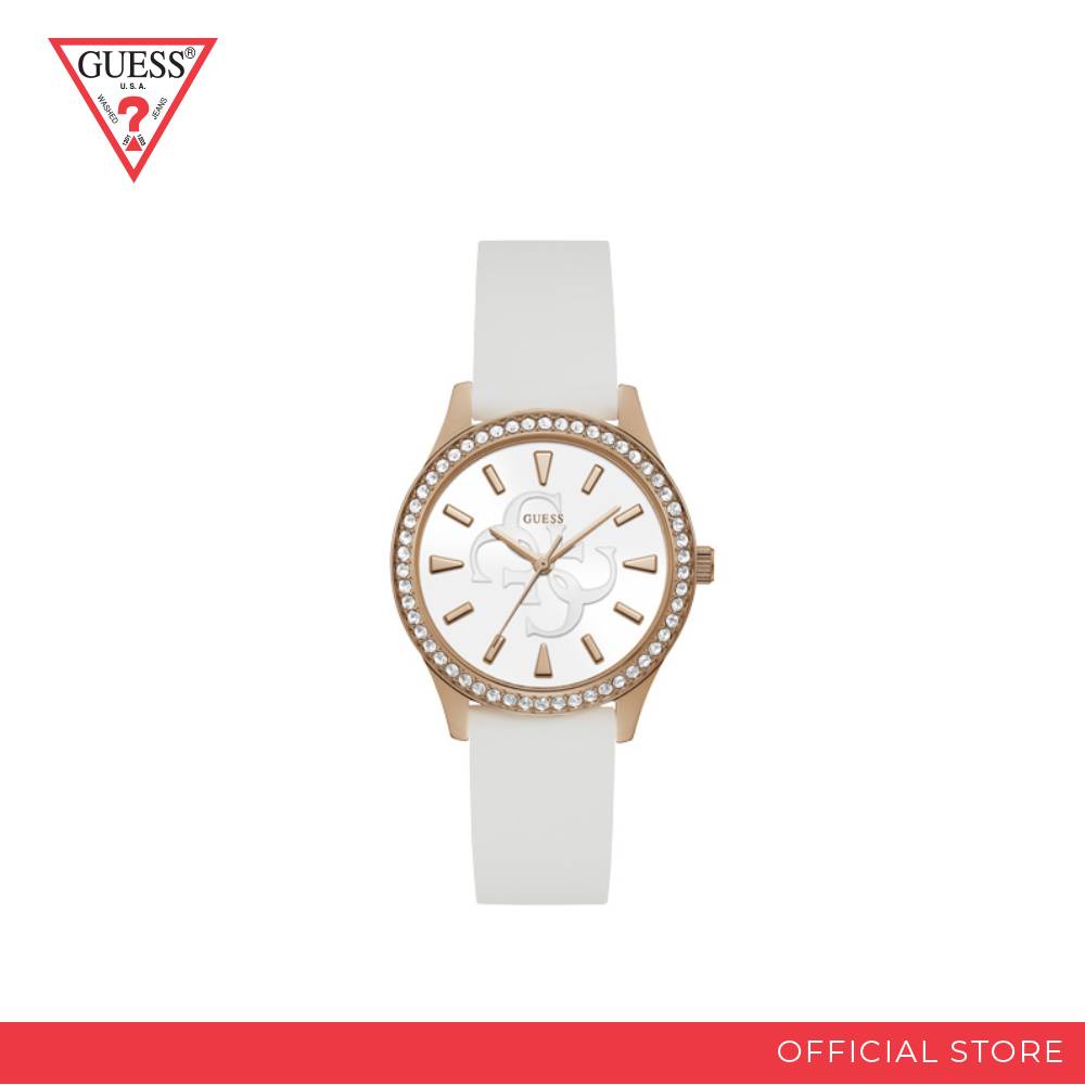 White hot sale guess watch