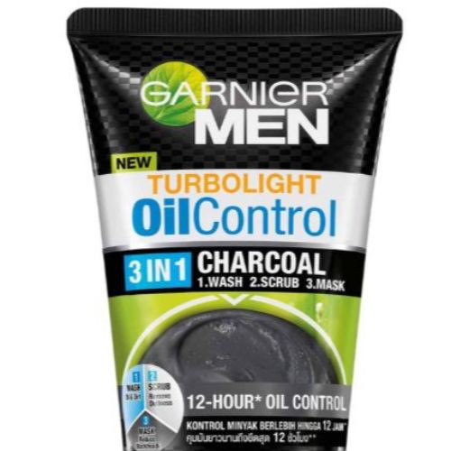 Garnier Men Turbo Light Oil Control 3 in 1 Foam 100ml - Gambar 3