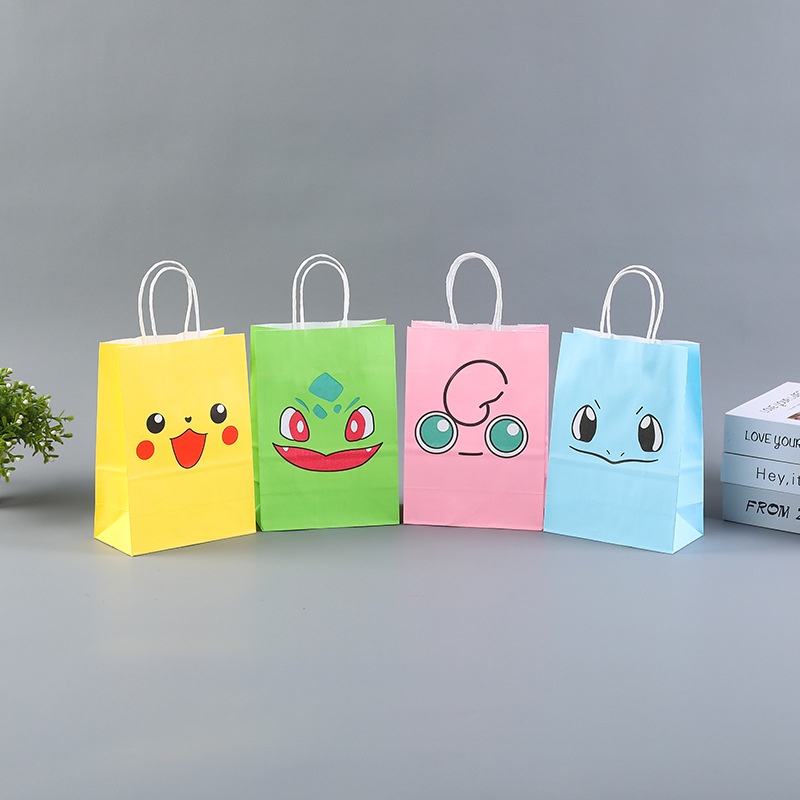 Cute Anime Pokemon Pikachu Bulbasaur Jigglypuff Squirtle Cartoon Print