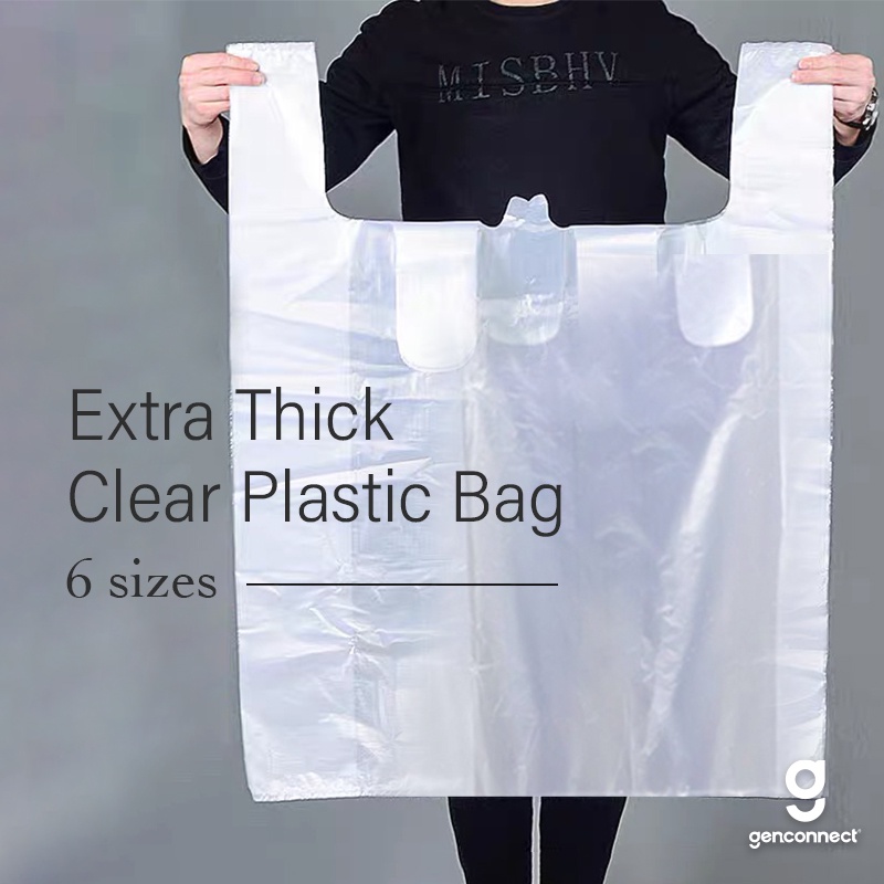 Clear plastic deals t shirt bags