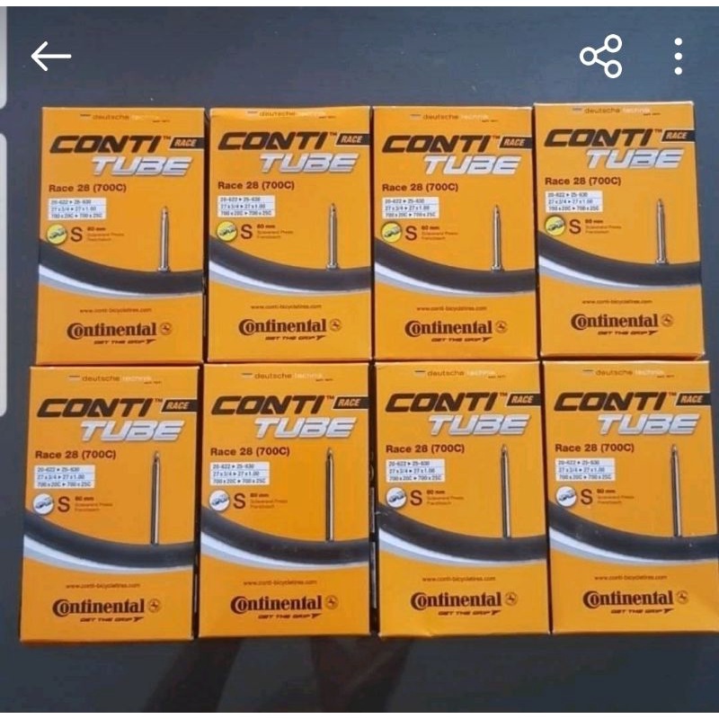 Continental race discount road inner tube