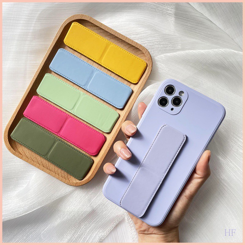 Simple Solid Back Stickers  Plain Color Grip Griptok Square Phone Holder