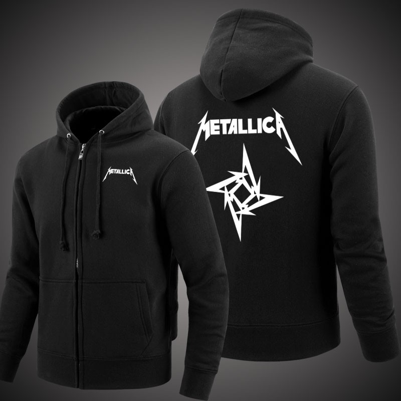 White sales metallica hoodie