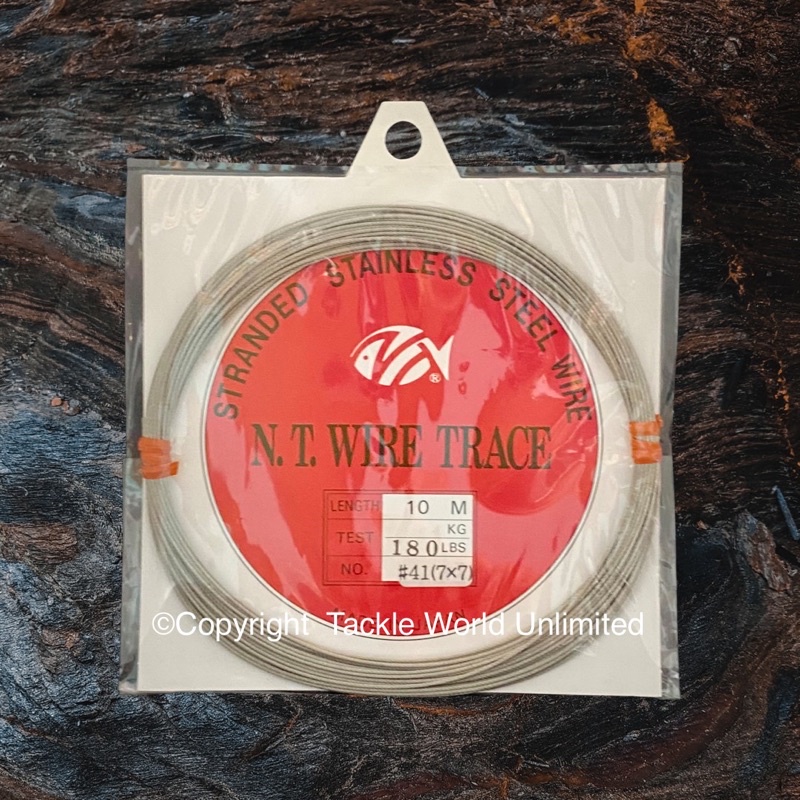 N.T. Wire Trace Stranded Stainless Steel Wire ( 7x7) 180lb 41 / 10m