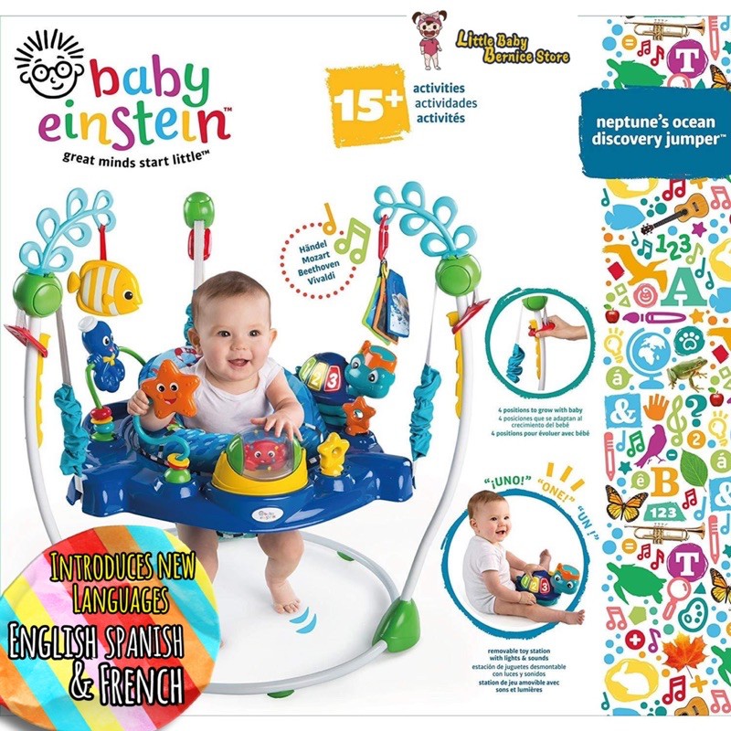 INSTOCK Baby Einstein Neptune s Ocean Discovery Jumper Jumperoo Shopee Singapore