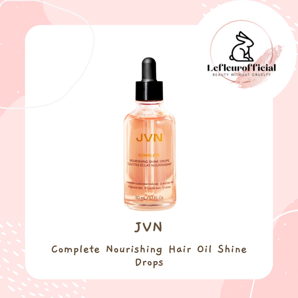JVN Complete Nourishing Hair Oil Shine Drops Shopee Singapore