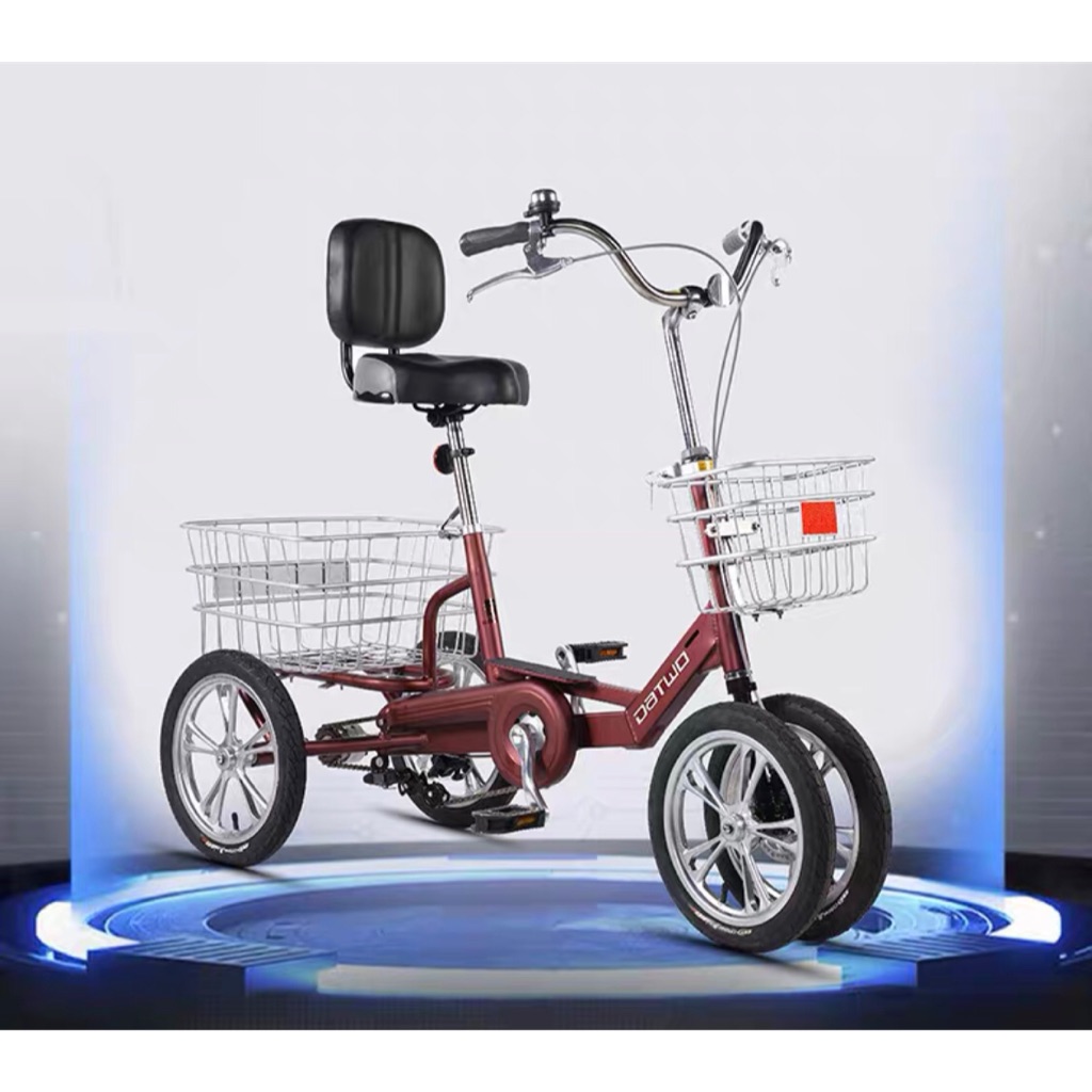 Datwo Brand assembled 12 14 inch Adult Tricycle Senior Elderly