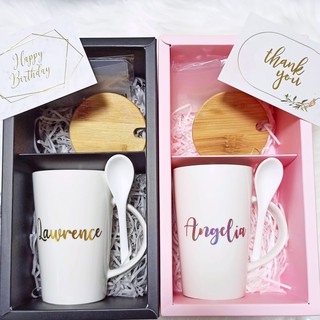 Couple Mug Gift Set (Customised / Personalised Mugs / Gift Sets /  Anniversary / Birthday / Wedding)