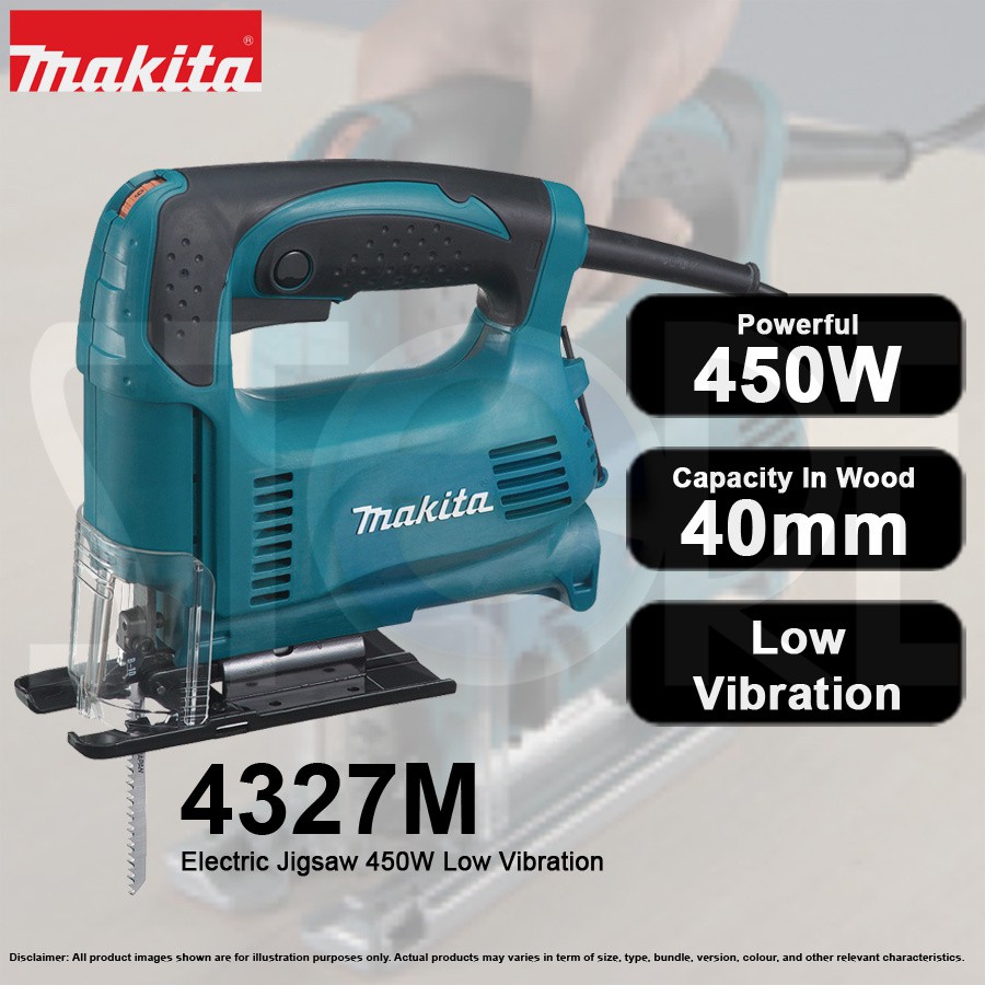 Makita 4327M Electric Jigsaw 450W Low Vibration Shopee Singapore