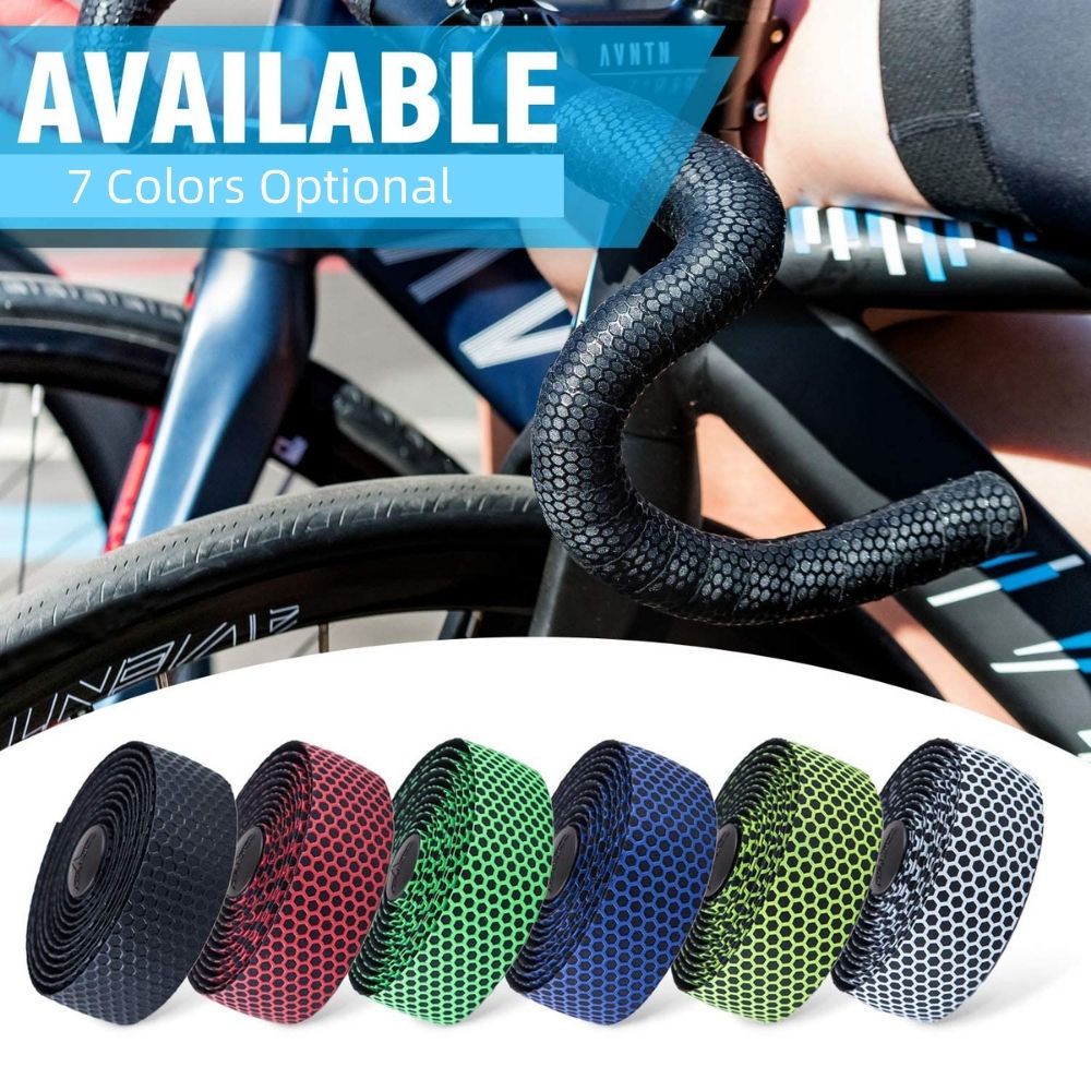 Bike Handlebar Tape Road Bicycle Anti-slip Silica Gel EVA Shock