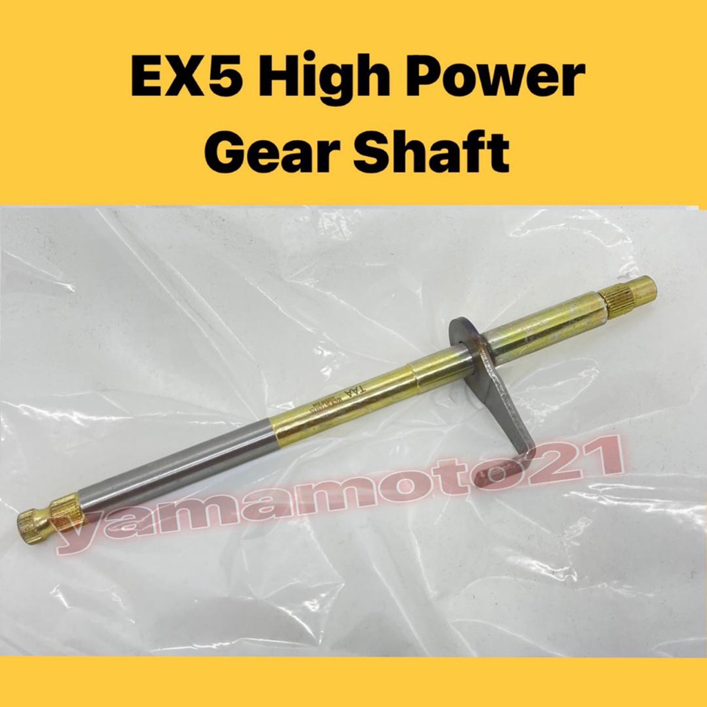 HONDA EX5 GEAR SHAFT // EX5 HIGH POWER HI POWER Batang Shaft Gear Gear