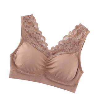Ready Stock 40-90kg M/XL/XXL Plus size underwear lace breast wrap chest  beauty back women bra lingerie